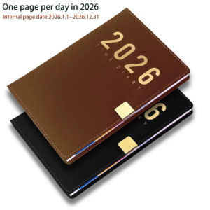 Chất lượng cao 2026 đầy màu sắc bên trong các trang Tiếng Anh 365 ngày Nhật ký <span class=keywords><strong>A5</strong></span> biểu tượng tùy chỉnh in ấn chương trình nghị sự kinh doanh kế hoạch văn phòng máy tính xách tay - Product Image 5