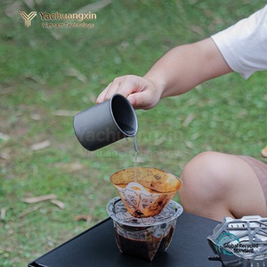 Soporte guía para taza de agua para exteriores, boquilla guía para hervidor, soporte guía para tazón de nieve de acero inoxidable 304, boquilla guía para café de camping - Product Image 3