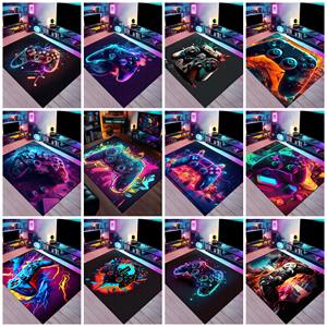 Décoration de salle de <span class=keywords><strong>jeux</strong></span> pour garçons avec impression de couleurs vives Décoration de salle de <span class=keywords><strong>jeux</strong></span> Cadeaux <span class=keywords><strong>Tapis</strong></span> de sol E-sports - Product Image 4