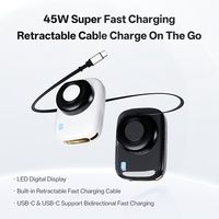 Batterie externe ultra-mince portable 10000 mAh avec logo OEM, charge rapide PD, Type-C, Micro USB, haute efficacité