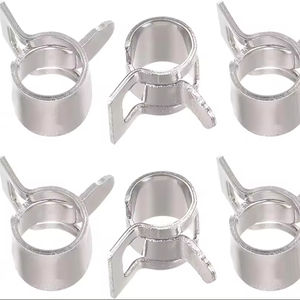 Collier de serrage à ressort de type bande de 5 mm pour tuyau de carburant/silicone, collier de serrage à basse <span class=keywords><strong>pression</strong></span> pour tuyau d'air - Product Image 2