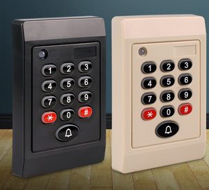 Lector de Tarjetas RFID Inalámbrico de Seguridad ABS <span class=keywords><strong>125kHz</strong></span> Wiegand para Control de Acceso, Teclado Impermeable, Transmisión de 100M, Compatible con Tarjetas de Proximidad - Product Image 3
