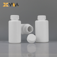 Bouteille en HDPE recyclé en forme de cylindre avec bouchon à vis et impression sérigraphique 150ml/250ml/310ml