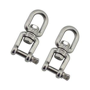 Conector <span class=keywords><strong>de</strong></span> grillete <span class=keywords><strong>de</strong></span> anclaje <span class=keywords><strong>de</strong></span> mordaza Rotación <span class=keywords><strong>de</strong></span> 360 grados Acero inoxidable 304 Doble a prueba <span class=keywords><strong>de</strong></span> herrumbre para cuerda <span class=keywords><strong>de</strong></span> escalada - Product Image 6