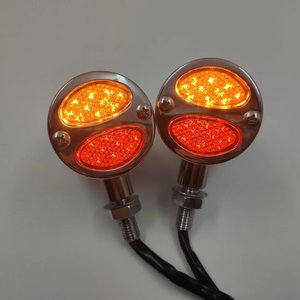 Luz Intermitente para Motocicleta, Luz de Freno LED para Motocicleta, Mini Luces de Conducción para Motocicleta, Repuestos de Moto - Product Image 3