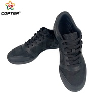 Chaussures de cheerleading pour filles, noires, bon marché, sans pitié, baskets de danse, respirantes, en microfibre, modèle COPTER 519, semelles en caoutchouc