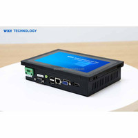 Mini PC Robusto Integrado de 7 Pulgadas con Pantalla Táctil, con Win10/XP Linux Ubuntu, con Puertos COM RS232 RS485 para Automatización HMI