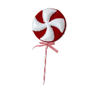 Modern Simple New Red <strong>White</strong> Foam Candy Cane Lollipop Pendant <strong>Christmas</strong> <strong>Tree</strong> Ornaments Six Point Five by Nine Centimeter - Product Image 5