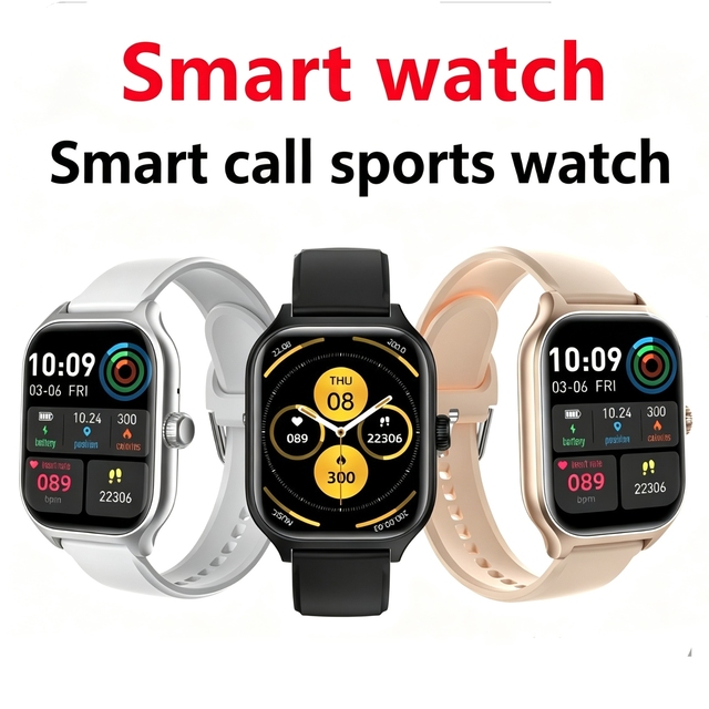Smart Watch Unisex AMOLED 2.01 Full Touch Screen Call Waterproof Heart Rate Monitor Sports Watch IOS 4 Days Battery Life GTS4