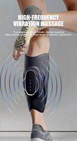 Nouvel appareil de massage des jambes et des mollets avec airbag, massage par compression, compresse chaude, vibration, appareil de beauté, rechargeable par USB, télécommande sans fil