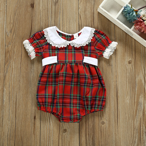 Vestidos de princesa para <span class=keywords><strong>niñas</strong></span>, <span class=keywords><strong>ropa</strong></span> de encaje rojo a cuadros, vestido de Navidad, gran oferta - Product Image 4