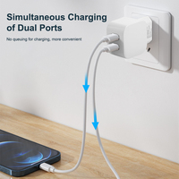 Pengisi Daya Ponsel 5V 3A EU, Usb Output Ganda Multi Port Usb Harga Pabrik