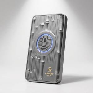 Servicio de mecanizado CNC personalizado OEM, carcasa de Sensor de tarjeta de habitación Lck con huella dactilar anodizada de aleación de aluminio - Product Image 1