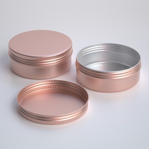 Pot en aluminium rond de 700 ml pour baume à lèvres et huiles essentielles, emballage cosmétique avec couleur personnalisable et bouchon à vis - Product Image 6