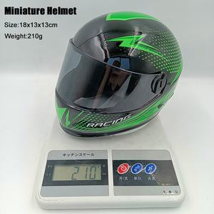 かわいいファッションミニチュアヘルメット子犬猫帽子ヘルメット小さなペットトニーABSフルフェイスミニバイクヘルメット - Product Image 3