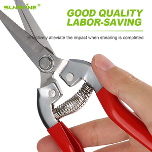 SUNSHINE Pas Cher <span class=keywords><strong>Prix</strong></span> Professionnel 8''sécateur De Chine Alliage Bypass Jardin Arbre pomme Bonsaï Raisin Rouge Acier Ciseaux - Product Image 3