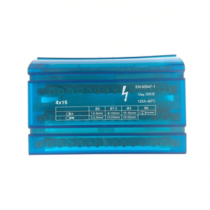 Bloque de Terminales Equipotenciales de 15 Orificios X 4 EN 60947 125A 40C 4x15 - Product Image 2