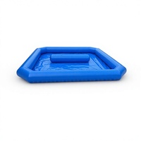 Piscine gonflable commerciale scellée 3x3m pour usage domestique, idéale pour château gonflable et parc aquatique