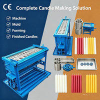 Machine automatique de fabrication de bougies en cire, extrudeuse de mèches et de bougies spirales, rayées, pour anniversaires et églises