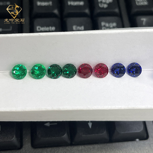 Phòng thí nghiệm phát triển Colombia Xanh Emerald vòng cắt 1CT 2ct 5ct 10ct GRC/agl giấy chứng nhận phòng thí nghiệm tạo ra đá Sapphire cho đồ trang sức - Product Image 2