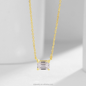 Collana con Diamante Coltivato in Laboratorio da 0,5 Carati, Colore D, Certificato IGI GIA, Purezza VVS VS, Gioiello in Platino con <span class=keywords><strong>Solitario</strong></span> da 50 Punti - Product Image 2