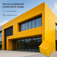 Panneau composite en aluminium ignifuge de style marbre moderne pour la décoration extérieure des villas