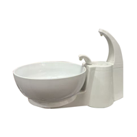 Accessoires dentaires Chaise de traitement complète Siège de rinçage à eau Siège de crachoir en céramique rotatif Plateau d'eau pour rince-bouche