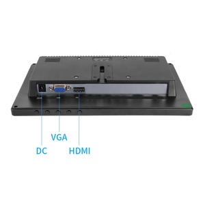 Bán Hot 10.1 inch Màn hình rộng 1280x800 TFT LCD Máy tính để bàn công nghiệp màn hình nhựa trường hợp HD-MI VGA cho CCTV Camera An Ninh - Product Image 4