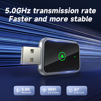 Adaptateur USB Type C Ultra1 Portable Mini Rapide Plug & Play Multimédia 14 15 8 Go RAM SIM 5G AI Box 13 Sans Fil CarPlay Android Auto