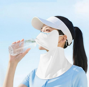 Maschera da donna traspirante per protezione solare per Golf e sport all'aria aperta per il collo ghetta parasole visiera e viso - Product Image 2