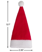 Weihnachtsmannmütze-Stuhlbezug und Vlies-Tischdecke, Einweg-Wasserdichte Dekoration für Feiertagsevents