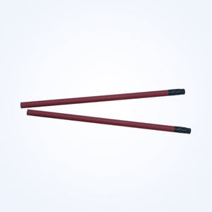 Lápices de lujo HB de madera negra de color <span class=keywords><strong>vino</strong></span> estándar de 7 pulgadas, juego de lápices de dibujo de forma redonda con punta de borrador - Product Image 2