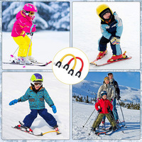 Connecteur de pointe de ski professionnel pour enfants Sangle de randonnée pour débutants Launch Pad et aide pédagogique par Edgie Wedgies