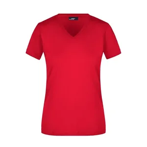 Camiseta de Corte Ajustado con Cuello en V para Mujer, Personalizable - Product Image 4