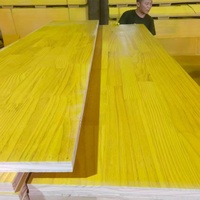 Panneau de coffrage jaune moderne réutilisable 3 plis en contreplaqué d'épicéa 21 mm, étanche, pour système de coffrage de colonnes, dalles et poutres en béton