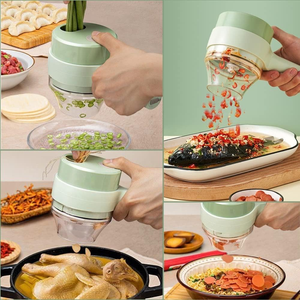 Portable Handheld Electric Garlic Masher Wireless <b>Mini</b> Vegetable Chopper Powerful Motor Food <b>Grinder</b> for Spices/Herbs Baby Food - Product Image 3