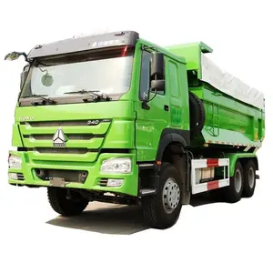 23款畅销产品二手中国重汽豪沃重型卡车340惠普6X4 5.6米自卸车
