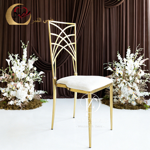 Sillas de Acero Dorado Camaleón para Eventos, Recepciones, Salones, Comedores y Hoteles, Diseño Contemporáneo - Product Image 3