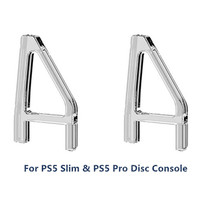Support horizontal transparent antidérapant SYYTECH pour console PS5 édition numérique lecteur de disque Slim Pro