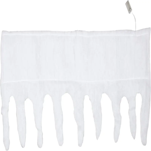 Manta de nieve <span class=keywords><strong>falsa</strong></span> de <span class=keywords><strong>Navidad</strong></span> de 25x64 pulgadas, rollo de manta de <span class=keywords><strong>chimenea</strong></span> de nieve Artificial de carámbano, manta de cubierta de nieve de carámbano - Product Image 5