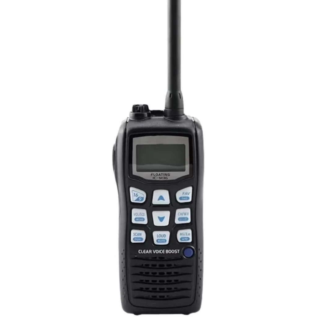 Vendita calda Ic-m36 portatile VHF VHF IPX7 floating handstand intercomposto ricetrasmettitore marino bidirezionale Radio impermeabile