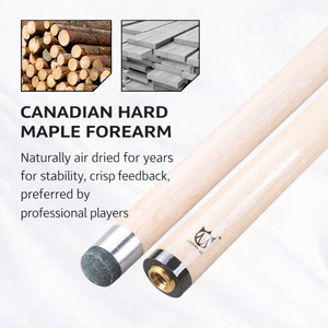 Queue <span class=keywords><strong>de</strong></span> <span class=keywords><strong>billard</strong></span> américaine OEM, demi-assemblée, avec fût en érable canadien et manche en bois dur <span class=keywords><strong>de</strong></span> type palissandre, vente en gros directe d'usine professionnelle - Product Image 5