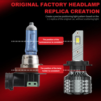 Lampe de travail LED A5A 28W, 2200 lumens, 6500K, DC 12V, ventilateur silencieux, aluminium de qualité aéronautique, driver intégré, éclairage LED automobile