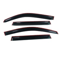 Pare-soleil de fenêtre et de porte noir pour Nissan Xtrail 2008-2013, accessoires, pare-pluie, déflecteur de vent