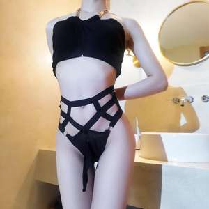 Ensemble sexy <span class=keywords><strong>pour</strong></span> <span class=keywords><strong>homme</strong></span> avec bretelles en maille, caleçons et strings <span class=keywords><strong>grande</strong></span> <span class=keywords><strong>taille</strong></span>, bas de nuit <span class=keywords><strong>pour</strong></span> avion, sous-vêtements transparents <span class=keywords><strong>pour</strong></span> femme <span class=keywords><strong>grande</strong></span> <span class=keywords><strong>taille</strong></span> - Product Image 4