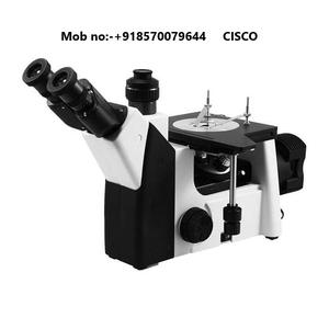 Microscopio metalúrgico invertido con iluminador vertical, suministro de centrado para suministros educativos, 1: 2" - Product Image 3