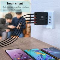 Produk populer 2022 produk baru kedatangan telepon QC 3.0 pd 18W 48W USB pengisi daya dinding portabel