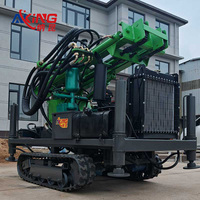Machine de forage hydraulique pour puits d'eau, pompe à chenilles diesel, moteur central, machine de forage d'eau efficace