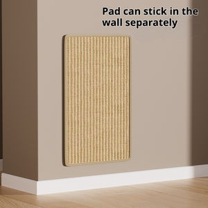 Rascador para Gatos en Forma de L, Sostenible, de Madera/MDF en Ángulo, con Tres Bolas de Sisal, Estilo Básico - Product Image 6