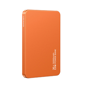 USAMS 2025 Best Seller Chargeur sans fil magnétique ultra fin en alliage d'aluminium + verre avec logo personnalisé, batterie externe 5000 mAh - Product Image 4